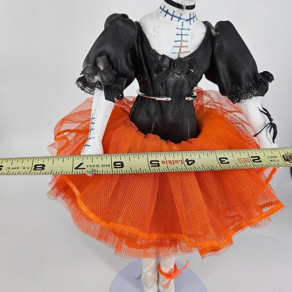 Haunted Doll Girl OOAK Artist Hand Painted Scary Spooky Halloween Porcelain 14" - Picture 11 of 12